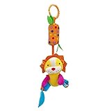 【ノーブランド品】赤ちゃん　ベビーベッド　ベビーカー　吊り人形　風鈴　おもちゃ　ガラガラ　かわいい　動物　ギフト　全6パターン - 5