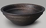 窯変反型めだか鉢　信楽焼　睡蓮鉢 めだか鉢 水鉢 陶器