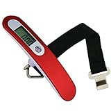 Azpan 旅行はかり　最大５０キロまで　荷物はかり　デジタル　バックライト付液晶ディスプレイ　トラベルスケール　風袋引き機能あり　携帯便利　旅行と郵便に最適