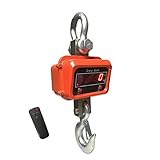 デジタルクレーンスケール 5000kg 充電式 5t 精密誤差 風袋機能付き 吊秤 はかり 計量器