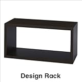 カフェ風インテリアに最適なラック パズルラック ブラウンカラー Lサイズ