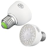 電球 ，SODIAL(R)E27 IR PIRモーション検出センサー 54 LEDライト電球ランプ340LM