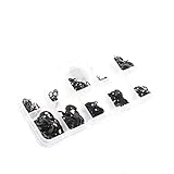 ZFE e-clip &保持リング詰め合わせキット3 mm 4 mm 5 mm 6 mm 8 mm 300個のパック