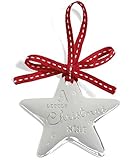 Mamas & Papas Christmas Tree Decor - Silver Plated Star by Mamas & Papas