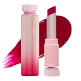 ETUDE [エチュード公式] カラーラスティンググロウスティック 3.2g リップスティック 色持ち 口紅 ツヤ仕上げ 高保湿 ぷっくり 光沢感 ボリューム ヴィーガン認証 (いちごローズ, 単品)