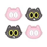 PlayVital Switchに対応用ジョイスティックキャップ、Switch Liteに対応用サムスティック保護キャップ、Switch有機elモデルに対応用シリコンアナログスティックカバー、 Switchに対応&Switch Lite対応&Switch OLED対応用サムグリップロッカーキャップ【ムーンライト猫】