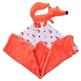 Labebe ベビー用癒しタオル キッズ用抱っこタオル 赤ちゃんのおしゃぶりぬいぐるみおもちゃ 幼児のクリエイティブな誕生日プレゼントとしてもオススメ! - オレンジフォックス