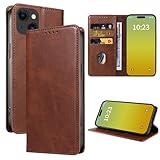 iphone 14 ケース 手帳型 携帯カバー レザー 耐衝撃 耐摩擦 軽量 着脱しやすい 全面保護 手触りが良い マグネット式 カード収納 スタンド機能 人気 上質 6.1インチ対応 EUMADOVE (ダークグリーン, iPhone 14)