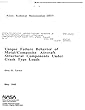 Unique Failure Behavior of Metal/Composite Aircraft Structural Components Under Crash Type Loads