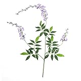 TOPmountain 文字列豆腐シミュレーション 人工藤の花 結婚式のバルコニー 天井のガーランド パーティーホーム インテリア ガーデンホテル