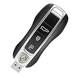 【 ポルシェ 純正 】 USBメモリ USB スティック クレスト ロゴ入り 収納式スティック 64GB USB2.0 TypeA ブラック