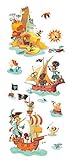 Djeco Treasure Island Re Positionable Wall Stickers [並行輸入品]