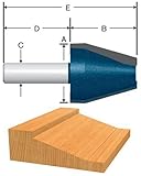 Bosch 84520M 1-1/2-Inch Diameter 1-5/8-Inch Cut Carbide Tipped Bevel Vertical Raised Panel Router Bi