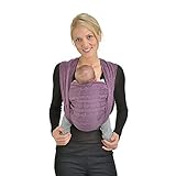 Hoppediz Woven Baby Sling (Jacquard Darjeeling Purple, 4.60 m) by Hoppediz