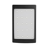 20000mAhポータブルソーラーパワーバンクケース DIYキットデュアルUSBバッテリー充電器（懐中電灯付き）(ブラック)