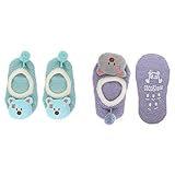 Dovewill カジュアルソフトウォーキングソックス　2-4歳　　ベビー　キッズ　小物　アニマルプリント　アンクル　暖かい　　ユニセックス