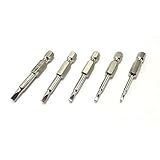 5ピース/セット磁気六角ドライバービットs2鋼1/4インチ六角シャンク50ミリメートル長いドライブパワードリルビットセット最高価格