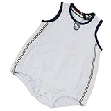 [ディーアンドジージュニア] D&G JUNOR ノースリーブ ロンパース DGL14531WHT XSサイズ