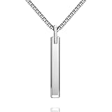 [Kesaeki] ネックレス メンズ 人気 レックレス ステンレス アクセサリー ペンダント メンズネックレス シルバー ネックレス チェーン アレルギー対応 誕生日プレゼント 男性（ ブラント登録番号:商願2021-149906）
