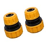 P Prettyia 2個　水ホース パイプアダプタ　コネクター　1/2" to 5/8"　