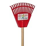 EMSCO Little Diggers Children's Garden Leaf Rake, Red, 9049-1 [並行輸入品]