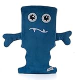 Monster Buddy Memory Foam Body Pillows for Kids, Blue [並行輸入品]