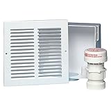 Oatey 39011 Replacement Grill Faceplate for Wallbox, White [並行輸入品]