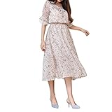 【do180579036】シフォンレースマタニティエレガントワンピース