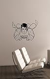 スーパーヒーロー壁アートデカールスーパーマンビニールステッカーDC Comicsデコレーションホームキッズ子供ボーイズPlayroom Decor sup5