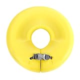 Ueasy 赤ちゃんのトレーニングに プレスイミング ベビー用 首浮き輪 ポンプ不要 空気入れは必要ない もっと安全 首リング プールやお風呂で バランス 水遊び 入浴 調節ベルト付 3-12ヶ月の赤