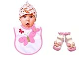 Butterfly Gift Set with Large Bib and Socks 0-6 Months by Star Child [並行輸入品]