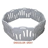 ベビーサークル Good Babyroom グッドベビールーム パステルカラー 8枚パネル (グレーワンカラー)