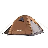 HOMFUL皓風キャンプテント2人用 設営簡単 防災用 キャンプ用品 登山 折りたたみ 超軽量 紫外線防止 防水PU2500-3000mm