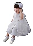 Kidsweety 子供ドレス ベビー服 フォーマル ワンピース 出産祝い 記念写真 結婚式 入園式 (3ヶ月ー3歳)