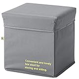 東谷(Azumaya-kk) スツール グレー 商品サイズ:W42×D42×H41 コンテナスツール LFS-678GY