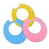 HANBUN 調整可能 ソフト ベビー キッズ 子供シャンプー バス シャワー 洗浄髪 防水アイシールドキャップハットシールド 太陽キャップバスタブバスタブバイザー 幼児用品 3枚/ロット (10-1