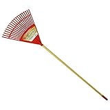 千吉 熊手 木柄 ポリプロピレン製 爪幅410mm 大 SPR-2