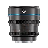 SIRUI Night Walker 24mm T1.2 シネレンズ 大口径マニュアルフォーカスレンズ (MS24M-G, M4/3マウント, メタルグレー)