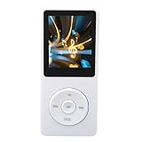 MP3プレーヤー、8GB MP3 MP4プレーヤーポータブル音楽プレーヤー、FMラジオ、ボイスレコーダー、電子書籍、HiFiロスレスサウンドMP3音楽プレーヤー、30時間再生 (白)