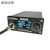 KSGER OLEDはんだ付けステーションT12 ILS電子アイロンツールSTM32 2.1S温度コントローラハンドルスタンドホルダー220V溶接