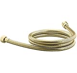 KOHLER K-9514-PB MasterShower 60-Inch Metal Shower Hose, Vibrant Polished Brass [並行輸入品]