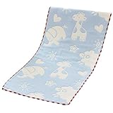 綿 かわいい キッズ タオル ベビータオル ハンカチ ガーゼタオル ベビービブ－　6層ガーゼ 　幼稚園 保育園(25cmx50cm) ６柄選べる