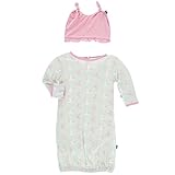 Kickee Pants SLEEPWEAR ベビー・ガールズ カラー: グリーン