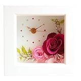 Azurosa(アズローザ) プリザーブドフラワー 時計 花の時計 ギフト キャンディーローズ バラ アジサイ ベリー