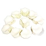 SODIAL(R) 1000ｘシルクバラ花びら　ウェディングパーティの装飾　コンフェッティベージュ