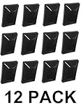 12 pack-fence Postプラスチックブラックキャップ4 x 63 5 / 8 " x 5 5 / 8 " )圧力扱われ投稿