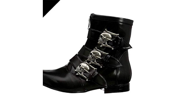 Amazon X Japan Hideさん 愛用 3連スカルバックル ドクロ ブーツ おもちゃ おもちゃ