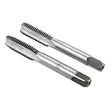 uxcell ネジタップ ハンド ばね スプリング スチール ボトミング プラグ 直径 10mm 2本入り