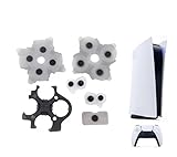 PS5 PlayStation5 V1.0 / V2.0 /V3.0 V4.0 コントローラー ○×△□ ボタン 導電性 シリコン ゴム ラバー ゲーム パッド セット 修理 交換 互換 部品 (V3)