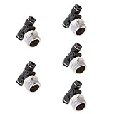 Perfk エアーホースチューブ継手　ホースチューブ　エルボープッシュ　空気圧継手　パーツ　交換パーツ　5点セット　全5サイズ選ぶ - DPB6-04